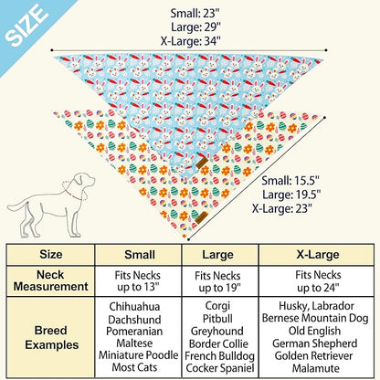 Easter Dog Bandanas 2 Pack