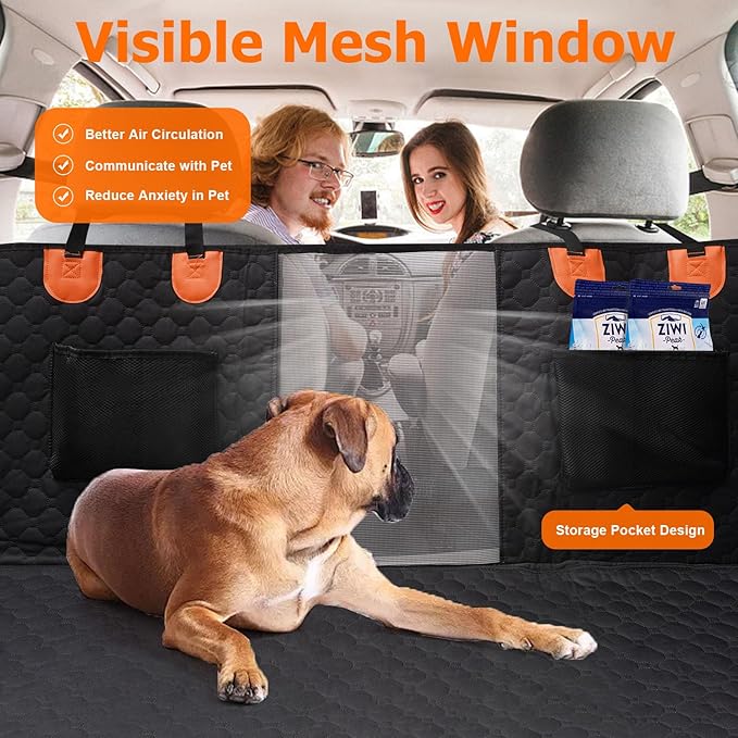 Dog Car Seat Cover for Back Seat