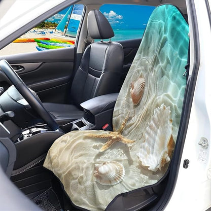 Starfish Waterproof Towel Car Seat Cover Anti-Slip Bucket Seat Protector Washable Car Accessories Decro from Sweat