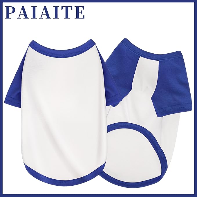 Stylish 2PCS Color Block Dog Shirt: Premium Polycotton Blend 3XL