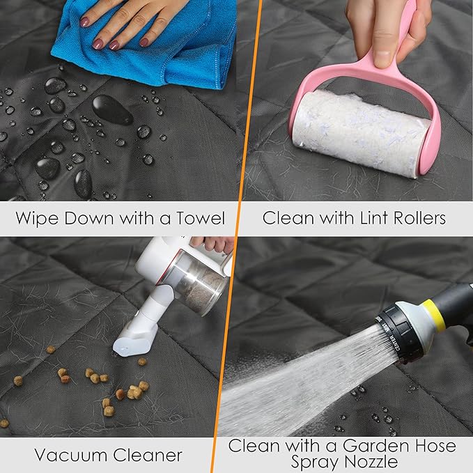 Dog Car Seat Cover for Pets 100% Waterproof, 600D Heavy 1)