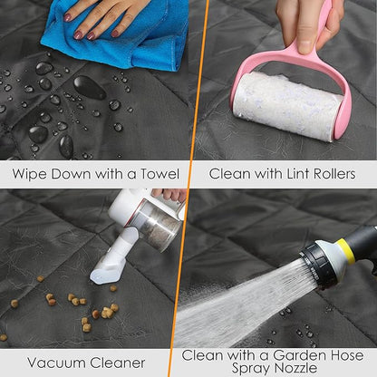 Dog Car Seat Cover for Pets 100% Waterproof, 600D Heavy 1)