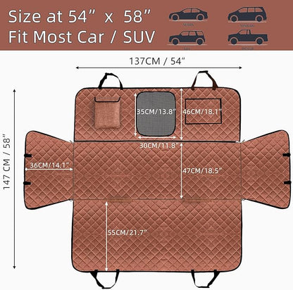 Car Dog Cover Back Seat