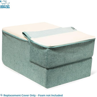 Best Pet Supplies Portable Foldable Foam Pet Stairs/Steps for Couch 3-Step (H: 16.5")