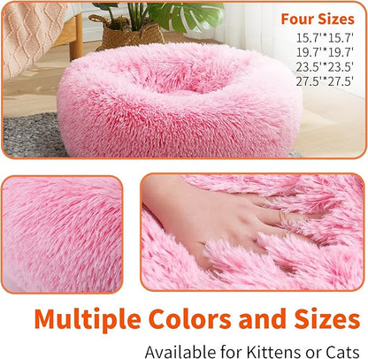 Round Pet Bed for Dogs and Cats 19.7''/50cm)