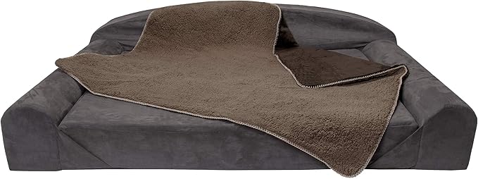 Furhaven Waterproof & Self-Warming Throw Blanket for Dogs & Indoor Cats