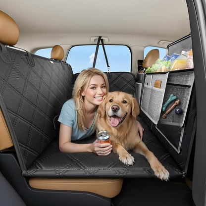 Dog Car Seat Cover for Back Seat 420 Pounds,Waterproof