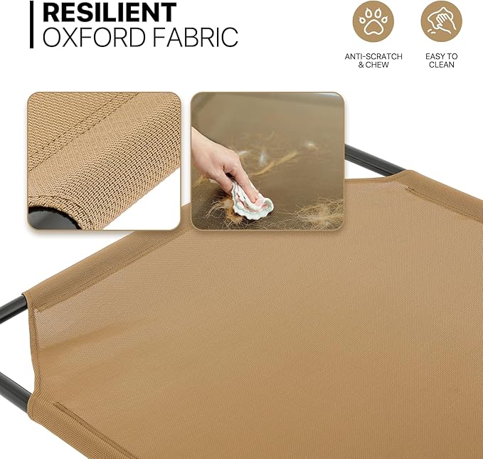 MoNiBloom Elevated Dog Bed for Large Dogs 50 Inches