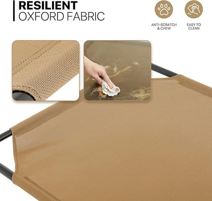 MoNiBloom Elevated Dog Bed for Large Dogs 50 Inches