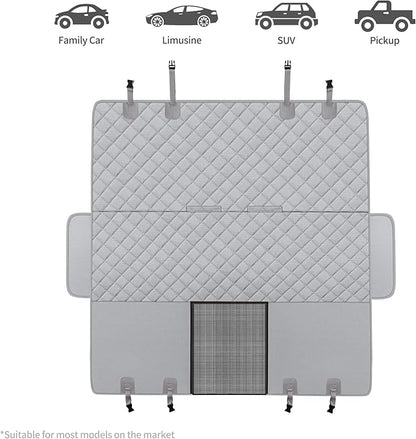 GXT Dog Back Seat Cover Protector for Cars SUV and Trucks with Mesh Window