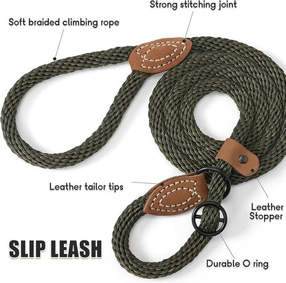 Mile High Life Slip Leads for Dogs 4 Feet