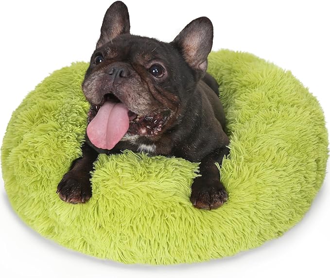 Puppy Bed for Calming Dog 23 Inches Dark 15 lbs