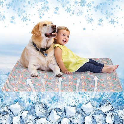 Leekalos Washable Dog Cooling Mat