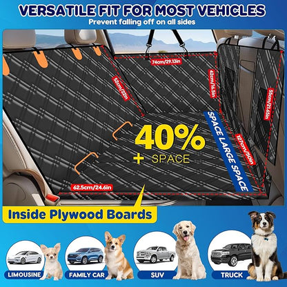 Loiion Back Seat Extender for Dogs 6 in 1 Convertible