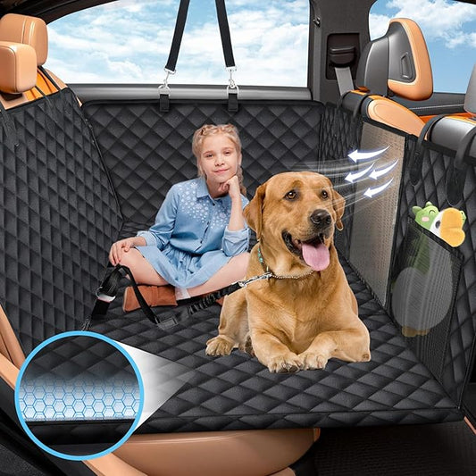 Wn's Day Dog Car Seat Cover for Back Seat