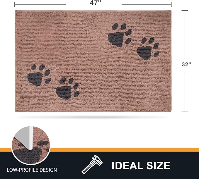 PURRUGS Dirt Trapper Door Mat 32" x 47"