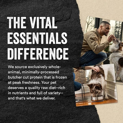 Vital Essentials Freeze Dried Raw Dog Food, Turkey Mini Nibs Entree, 25 oz