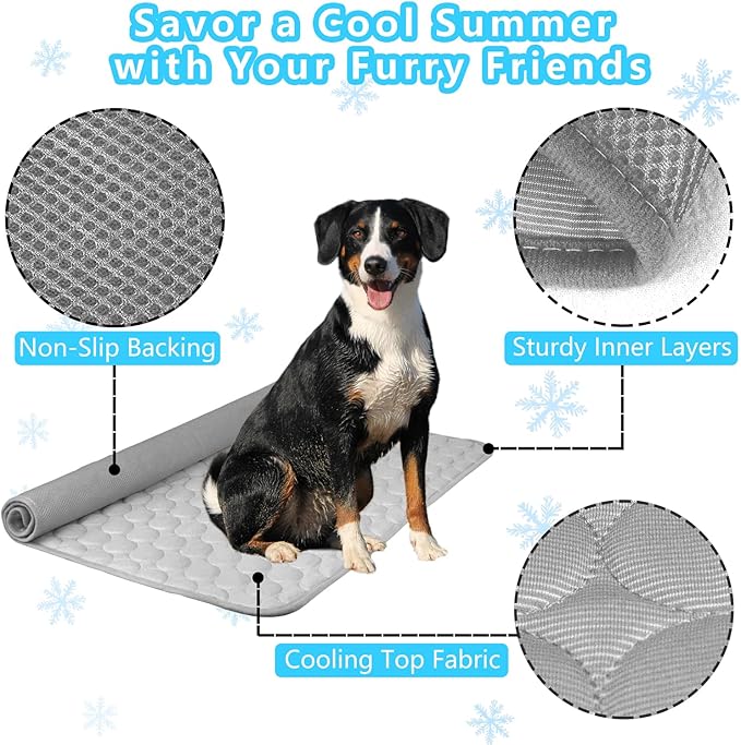 Dog Cooling Mat 59" x 40"