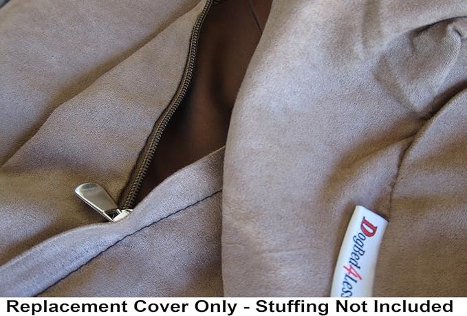 Dogbed4less External Pet Bed Cover with Zipper Liner for Medium Large Dog 37"X27"x4" ML,