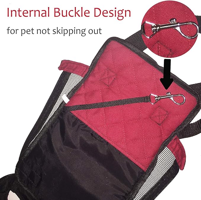 Legs Out Front Dog Carrier Hands-Free Pet Backpack (Large)