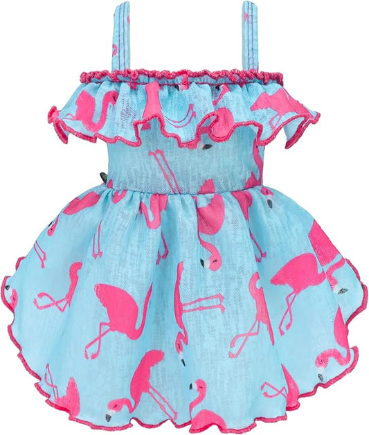 Fitwarm Flamingo Dog Dress