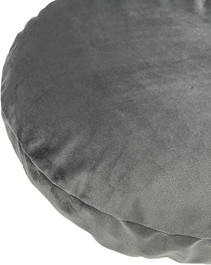 Round Cat and Dog Bed Cover Grey 20 Inch