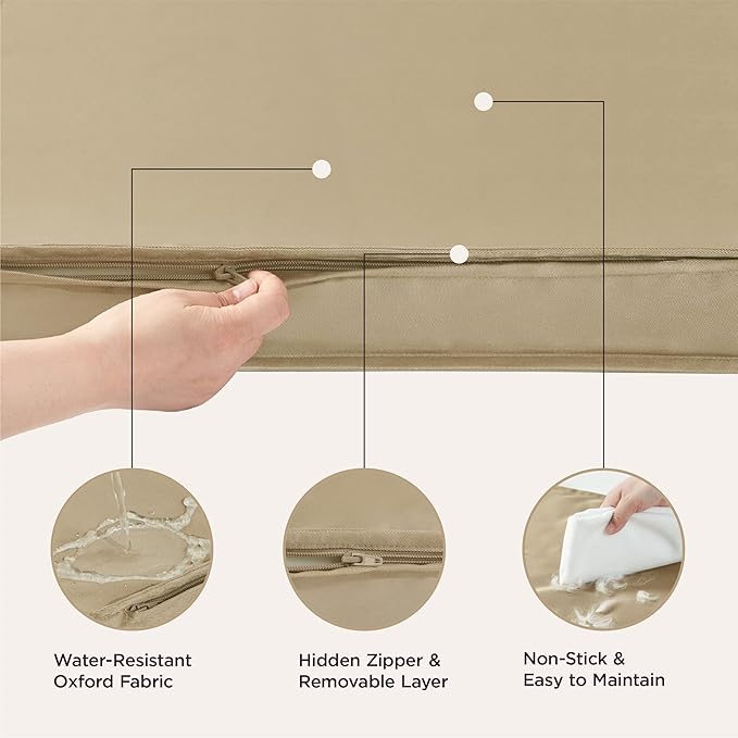 Lesure Waterproof Dog Bed for Medium Dogs