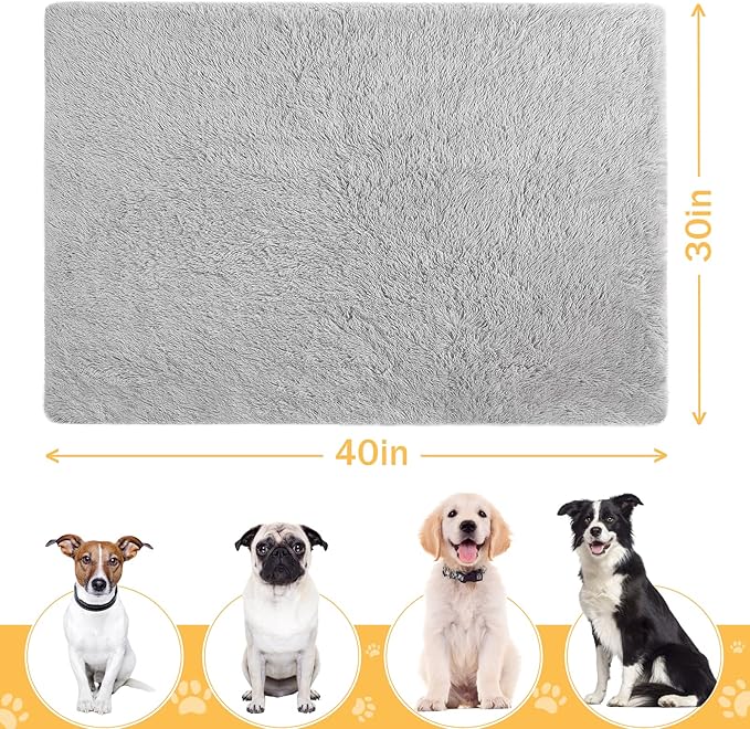 LOCHAS Luxury Fluffy Dog Blanket 30''x40'' Light