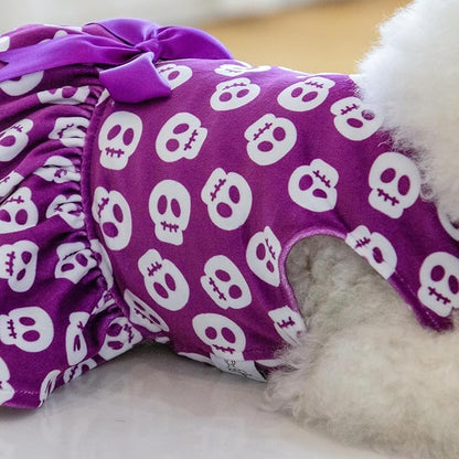 CuteBone Dog Dresses Velvet Holiday Small Dogs Clothes CVA35S