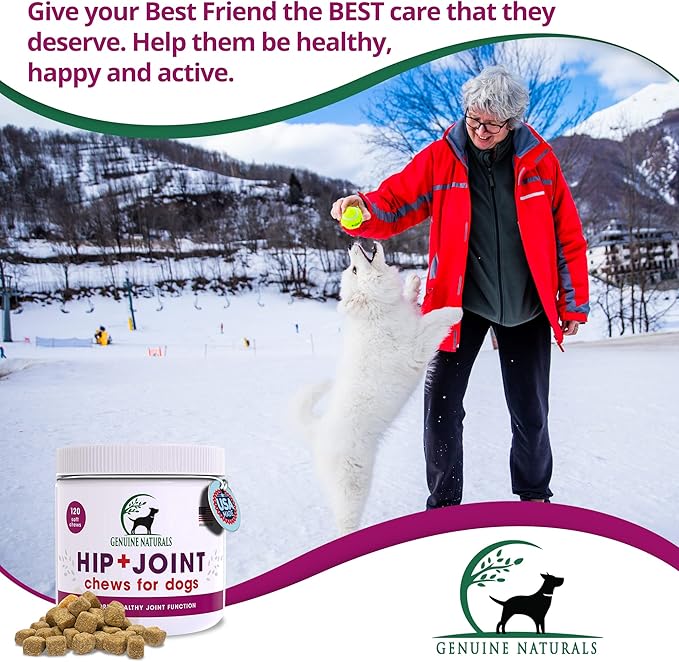 Hip and Joint Supplement for Dogs Relief,120 Count