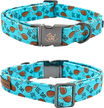 Elegant little tail Dog Collar with Flower