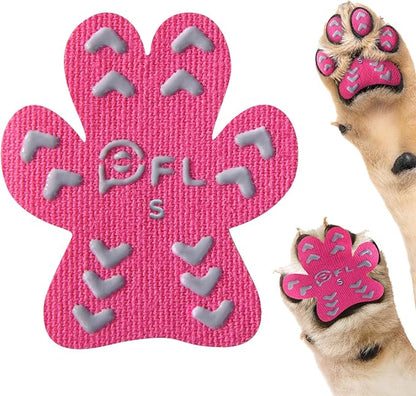 Anti-Slip Dog Paw Protector Pads for Senior Dogs Essentials,12sets(48pcs) S(4-10lbs)