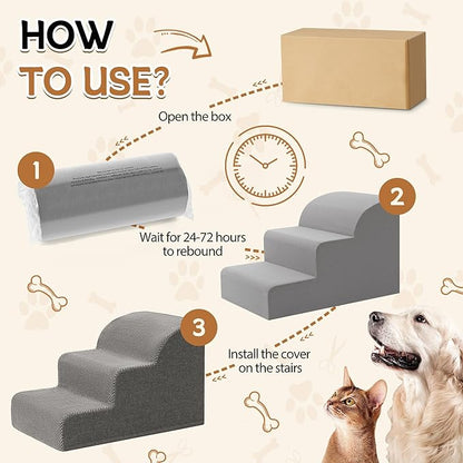 Dog Stairs 3-Step
