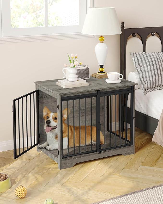 Dog Crate Furniture 32" Double