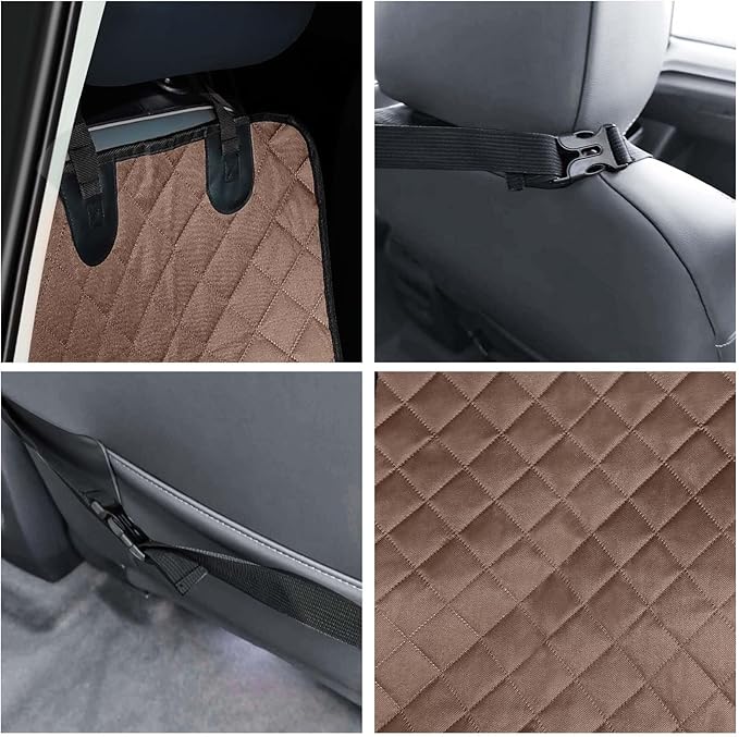 Full Protection Dog Car Seat Cover with Side 1 Pack
