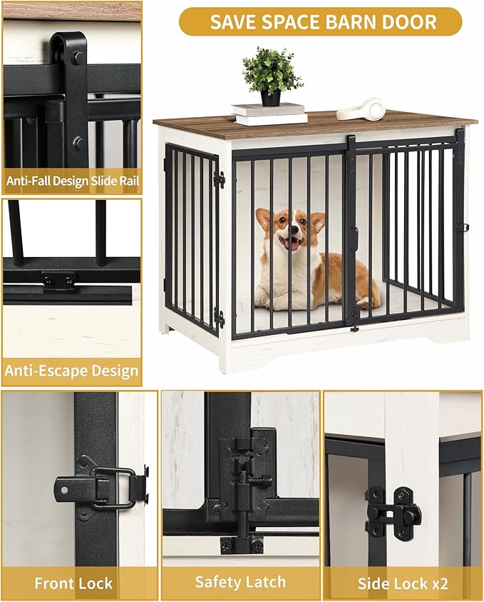 Dog Crate Furniture 32" Double