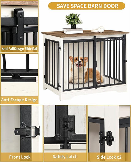 Dog Crate Furniture 32" Double