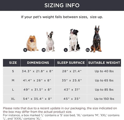 Bedsure Medium Elevated Outdoor Dog Bed