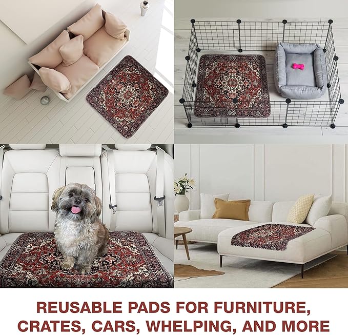 Washable Pee Pads for Dogs 100% Waterproof,