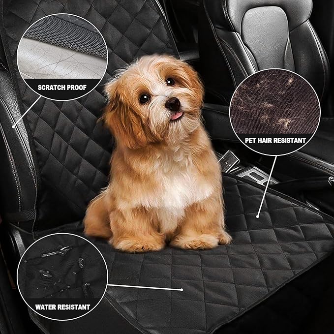 AsFrost Dog Seat Cover Cars Trucks SUVs 600D Waterproof