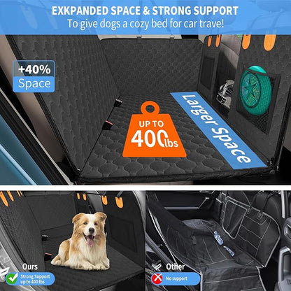 Back Seat Extender for Dogs 400lbs,Nonslip Dog