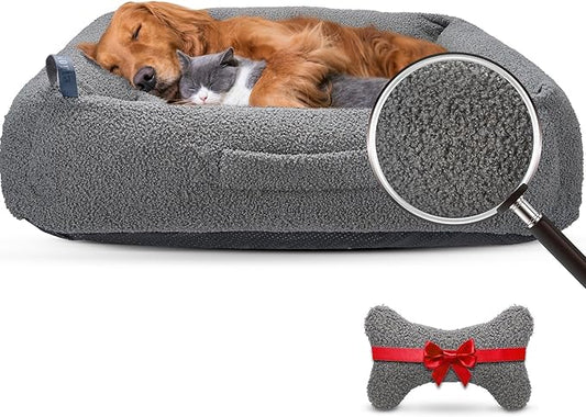 Sytopia Calming Dog Bed for Medium Dogs 54'' XXL