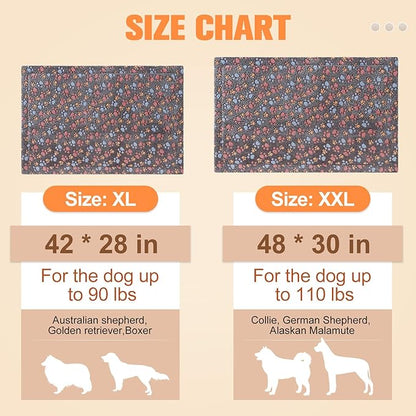 BEAUTYZOO Dog Crate Mat Pad 42" x 28"
