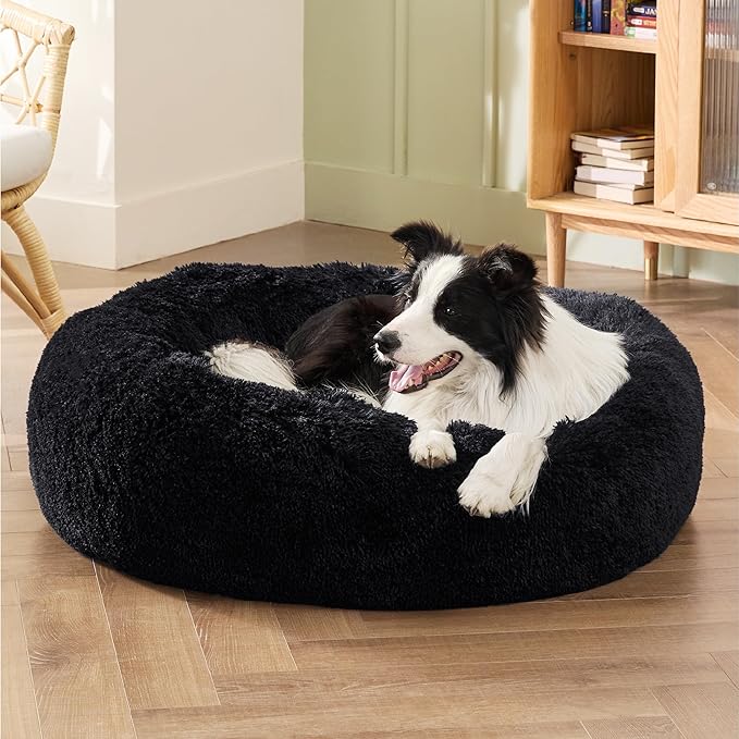 Bedsure Calming Dog Bed for Large Dogs 36 inches 100 lbs