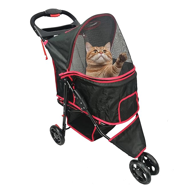 AmorosO Pet Stroller for Convenience and Mobility