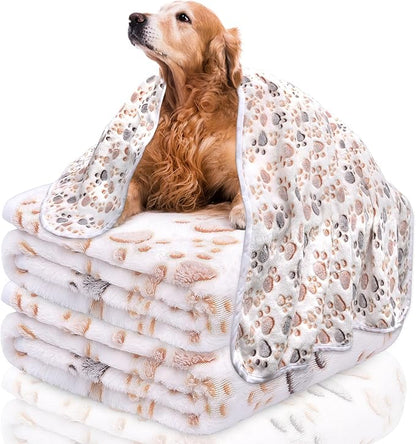 Blanket for Dogs 3 Pack 41" x 31",Cute Paw