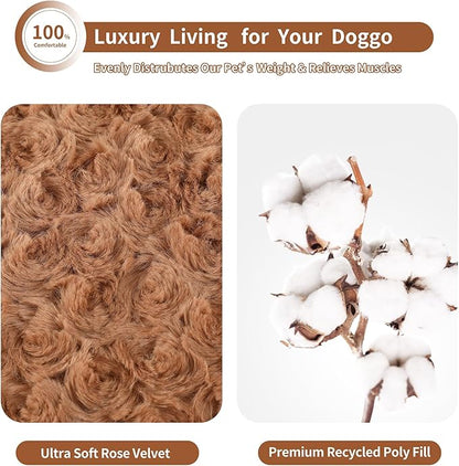 NOYAL Dog Bed Mat Soft Washable Dog Crate