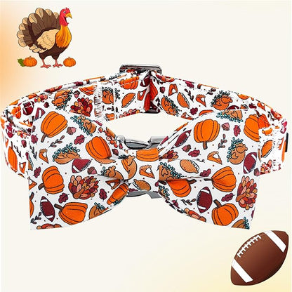 Elegant little tail Tanksgiving Dog Collar