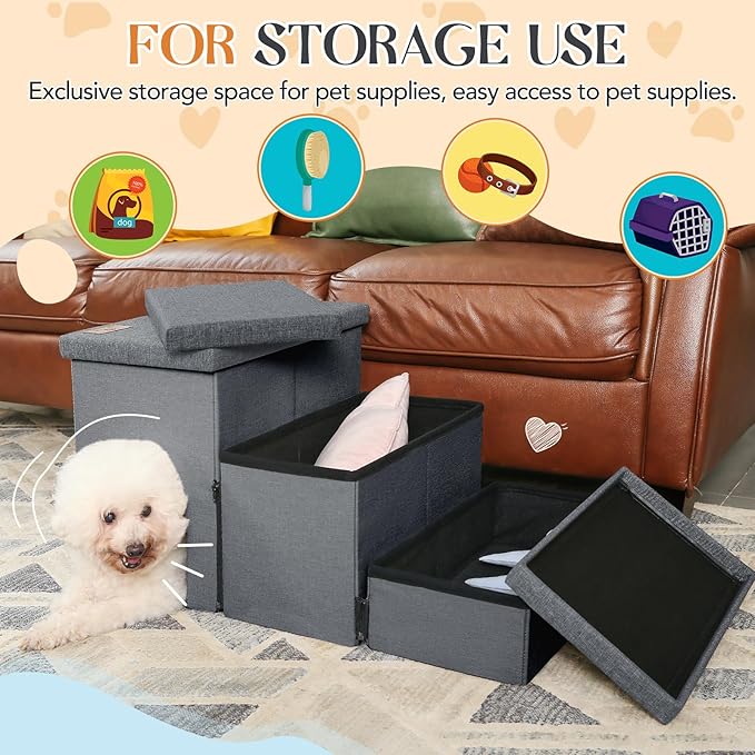 Dog Stairs for Small Dogs 22 inches(3