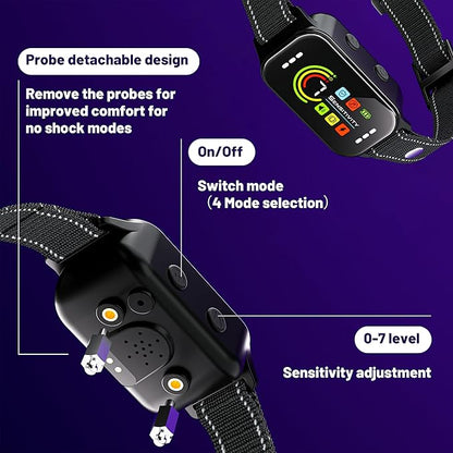 Dog Bark Collar 2 Pack 8-120lbs Anti 8 Adjustable Shock(2 Pack)